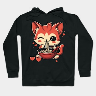 Cute Anime Cat | Ramen Lover Hoodie